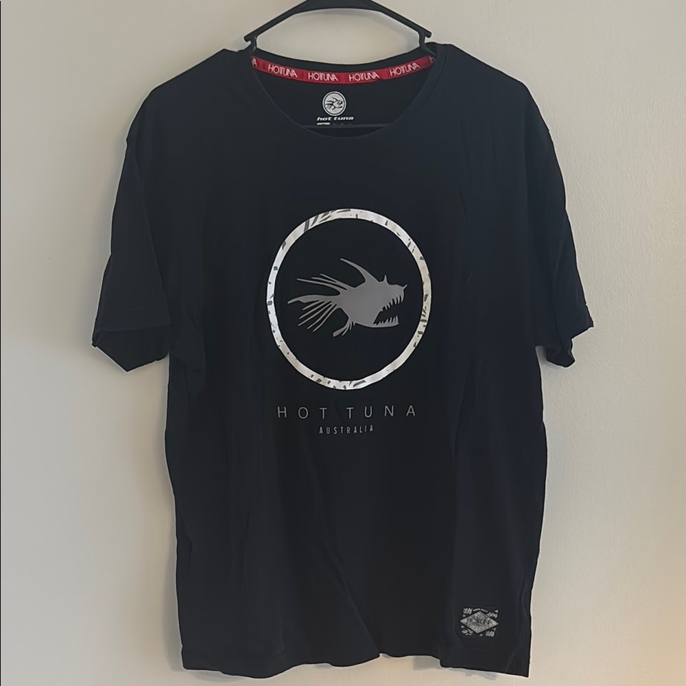 Hot Tuna Australia Piranha Black Graphic T-Shirt for Men